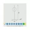 LÁMPARA DE MESA CUBA LED 8W - Sobremesa - 1